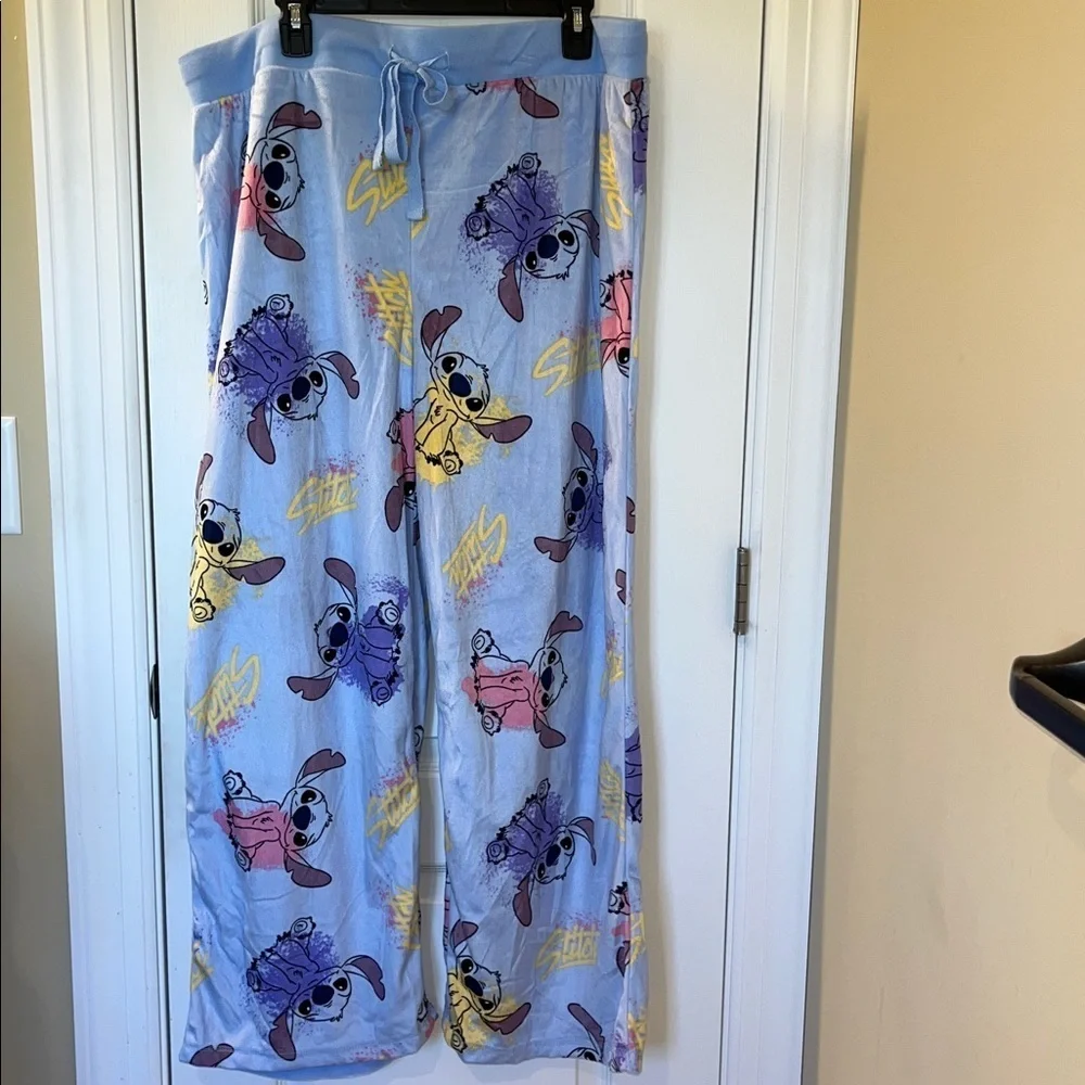 🆕Disney’s Lilo & Stitch Pajama Pants Lounge Pants Size XXL - Picture 8 of 10
